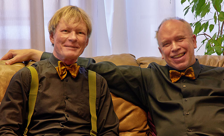 Alf och Martin på Vinylcenter Sweden, Starrbäcksgatan 11, Sunbyberg